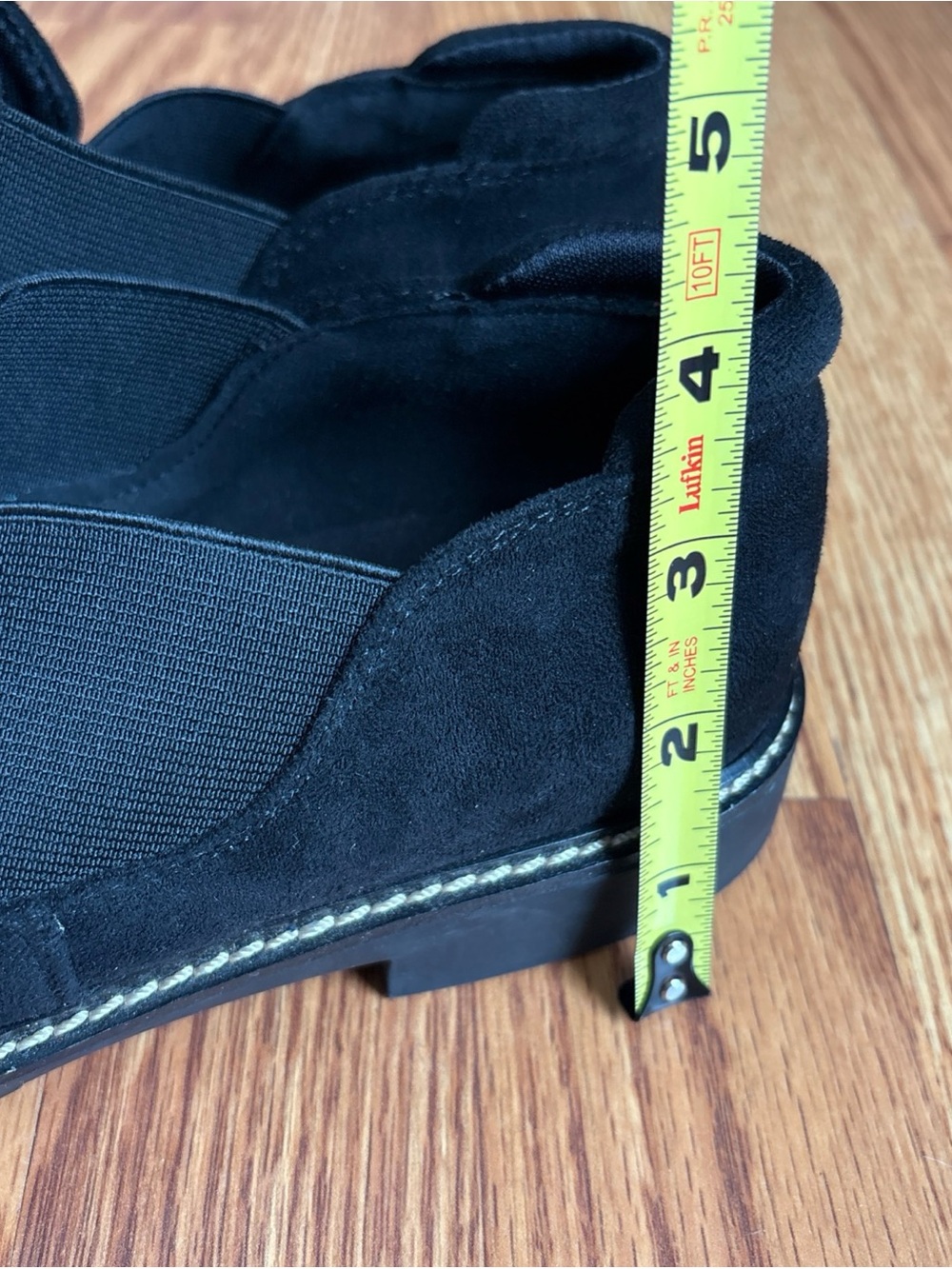 Anne Klein Women's Iflex Solid Black Suede Slip-on Round Toe Comfort Loafer 8.5M - Picture 10 of 14